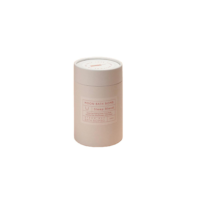Ensemble cadeau de tube rond écologique pour l'emballage en papier de bombe de douche Emballage de tube de papier en carton de savon personnalisé