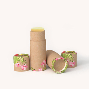 Emballage en papier déodorant Kraft recyclé de qualité supérieure, Tube en papier couleur, papier personnalisé, emballage cylindrique pour barre de Lotion Ukai