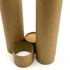 Tube de papier de remplissage de baume de papier d'art de tube de papier rond de Brown Kraft
