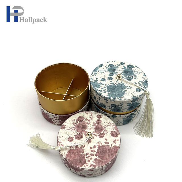 Boîte en carton ronde en gros Tubes d'emballage en matériaux recyclés à 100 %