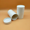 Tubes en carton de papier blanc de tube biodégradable d'emballage d'origine