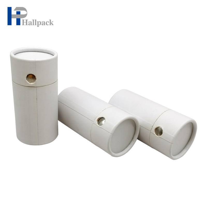 Tube de papier de bouteille de compte-gouttes plat de rectangle de tube de papier d'emballage avec des boutons