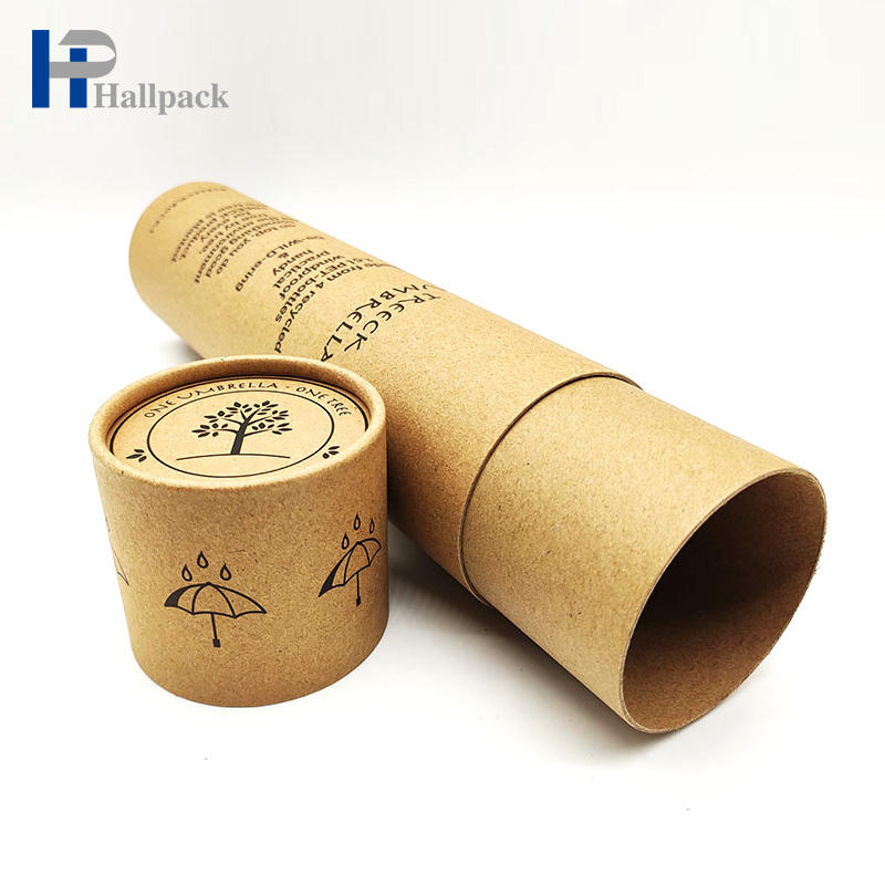 Tube de papier cylindrique, Tube à presser en papier Kraft doré, sous-vêtements, Tubes en papier