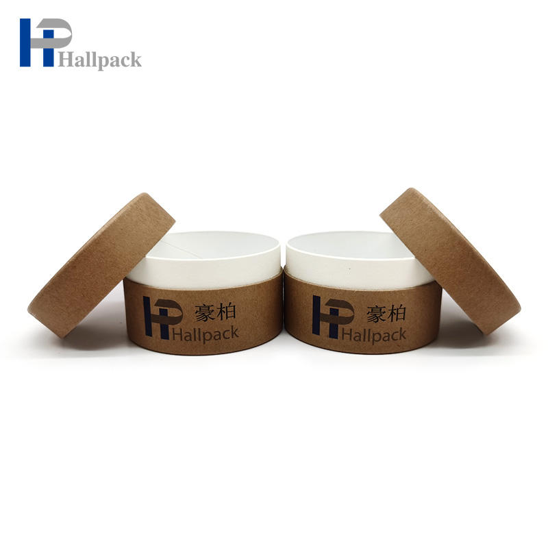 Tube de papier épais de produits de soins de la peau de tube de bougie de papier brun