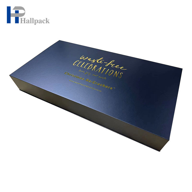 Boîte magnétique noire de grande taille, meilleure vente d'usine, boîte de papier d'emballage de vêtements