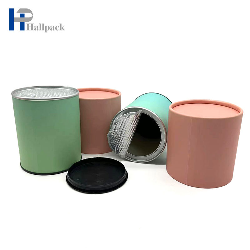 Emballage intérieur facile de tube de papier de carton d'Eco Papier d'emballage de tube de papier de couverture de larme