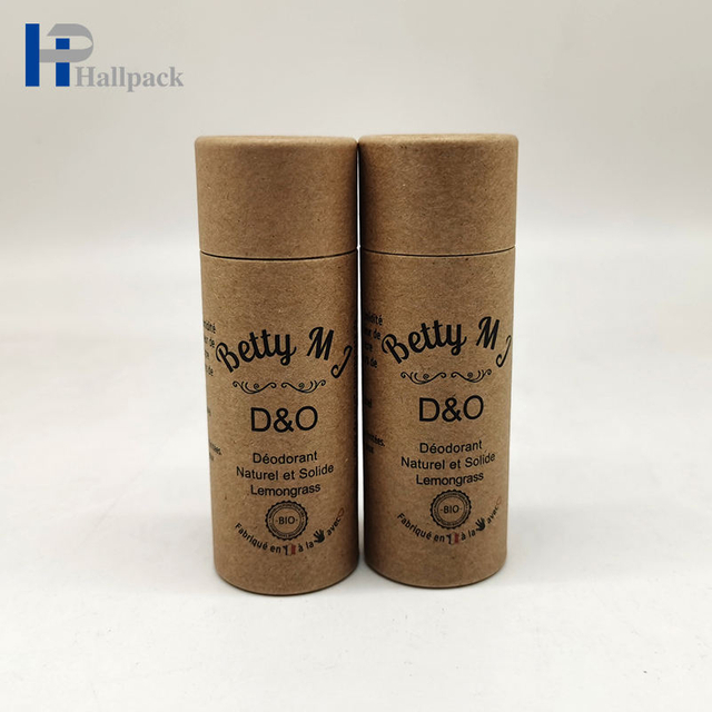Le tube rond de papier de carton d'emballage d'impression de luxe poussent le tube de papier