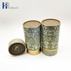 Tube de papier en feuille d'or, Eyeliner Shaker, emballage personnalisé, boîte en papier, cylindre de papier de qualité alimentaire moins cher pour le thé