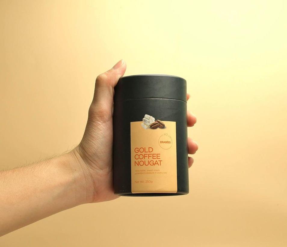 Tube rond écologique de carton de papier d'emballage de qualité alimentaire pour la poudre de protéine/café