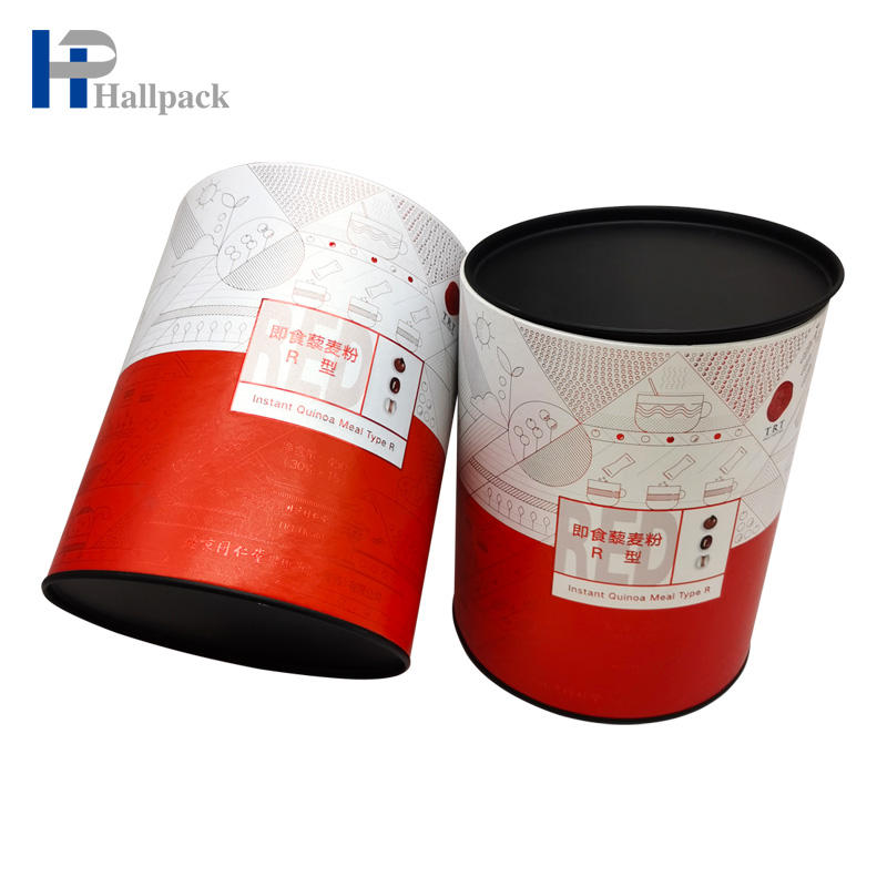 Tube de papier alimentaire d'épice de boîte de tube de papier de sel de noyau de papier de conception personnalisée