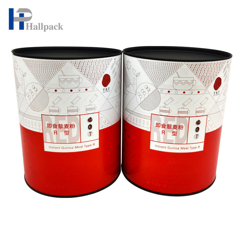 Tube de papier alimentaire d'épice de boîte de tube de papier de sel de noyau de papier de conception personnalisée