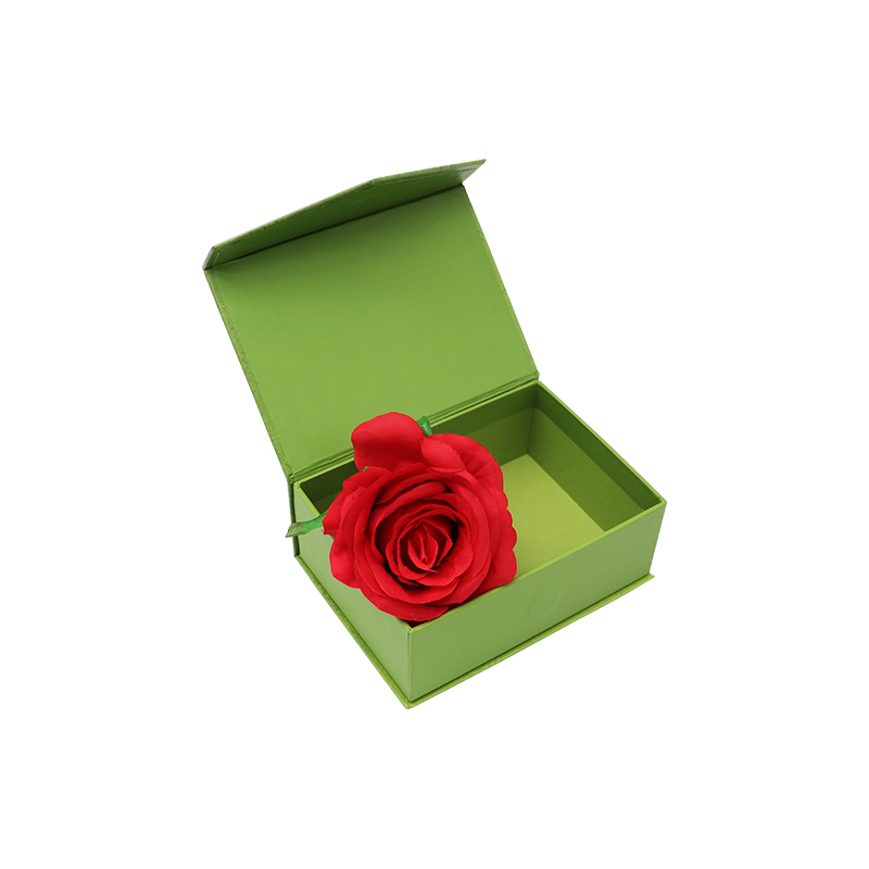 Emballage de boîte en forme de livre pour boucles d'oreilles bijoux cadeau conception personnalisée Carton magnétique biodégradable