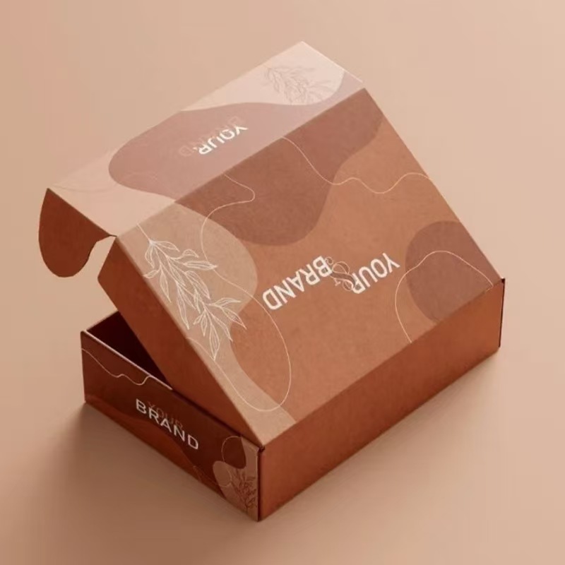 Utilisez des cartons carrés imprimés de soja imprimées